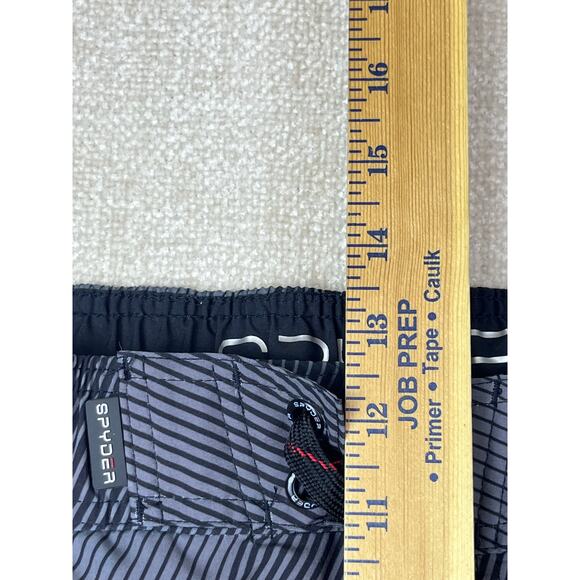 Spyder Men’s Medium Black/Gray Board Shorts Quick-Dry UPF Swim/Surf Water Sports - Picture 6 of 8